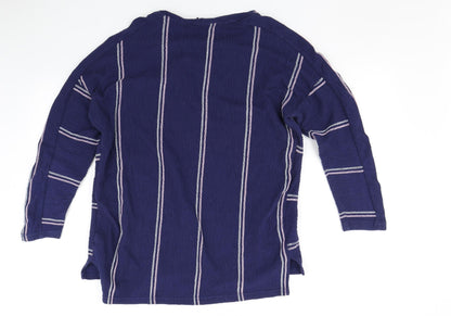 Womens UK Size 14 Love leisure Blue Pullover Jumper