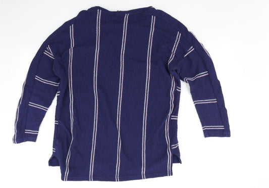 Womens UK Size 14 Love leisure Blue Pullover Jumper