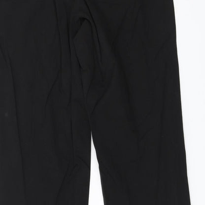 Womens UK Size 10 BHS Regular Fit  Black Trousers