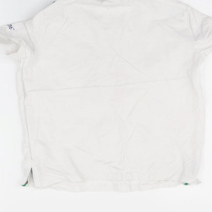Euro 2016 Boys White   Basic T-Shirt Size 7-8 Years  - Wales 2016
