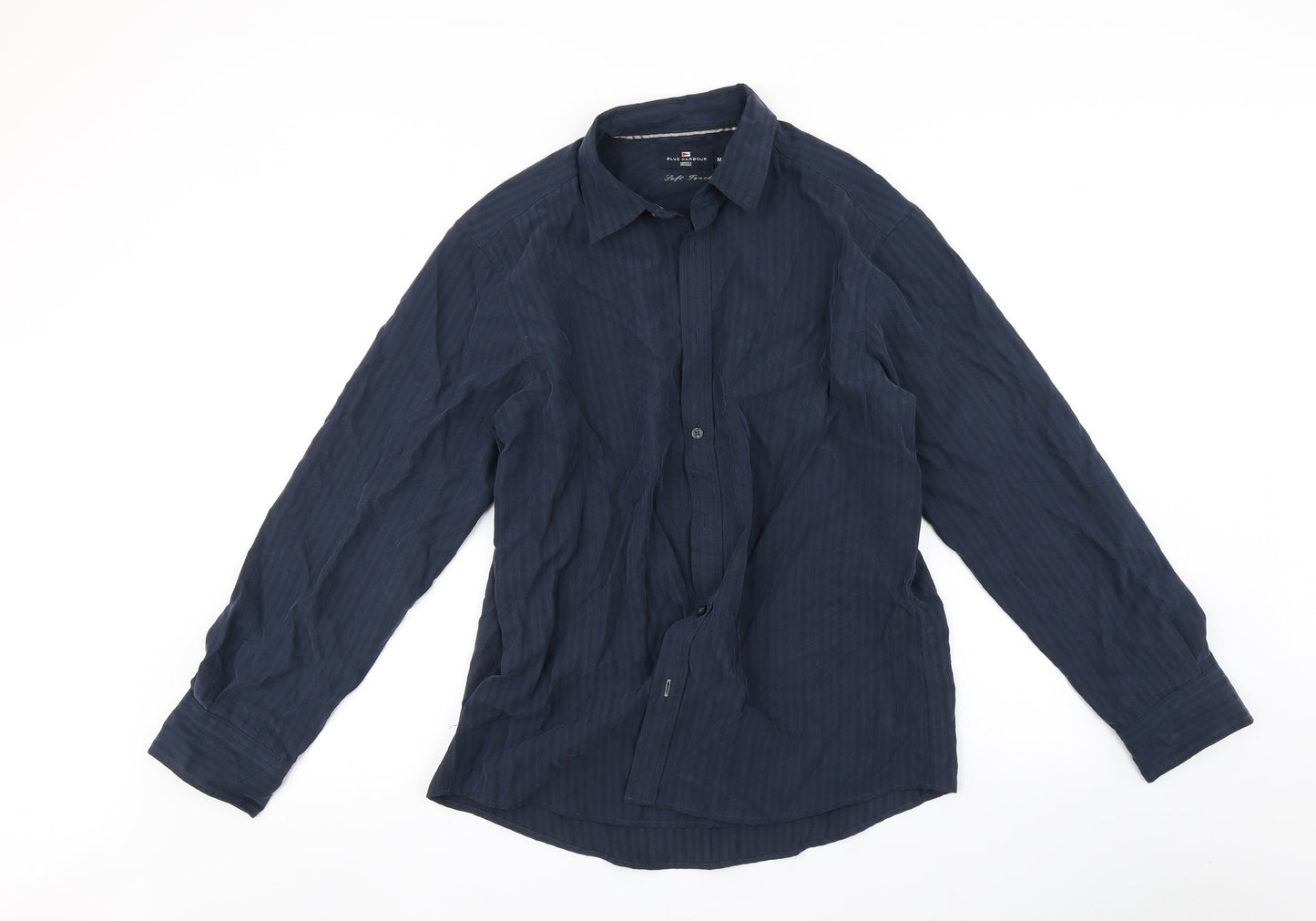 Mens UK Size M Blue Harbour Blue  Button-Up Long Sleeve Casual Shirt