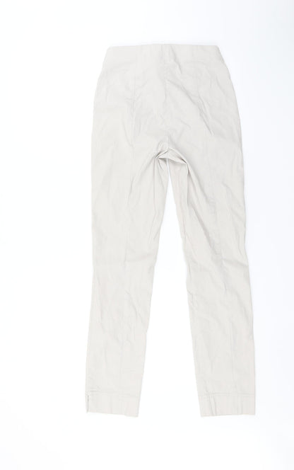 Womens UK Size 6 Preworn Regular Fit  Ivory Trousers