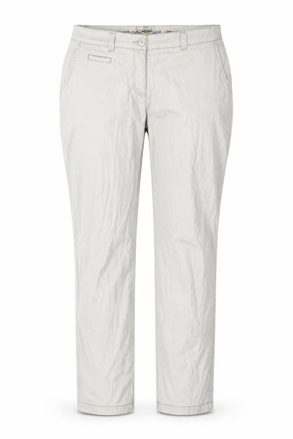 Front view of Cecil women’s grey trousers, size UK 36, in, 30-inch leg