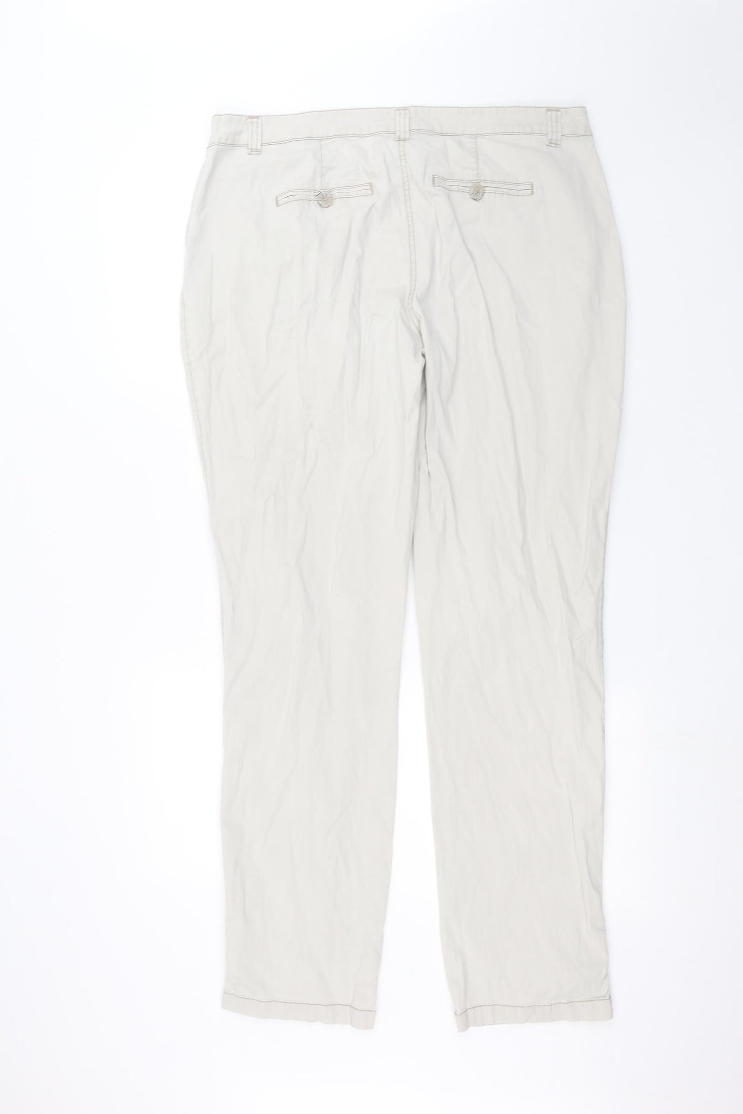 Womens UK Size 36 in Cecil Regular Fit  Grey Trousers
