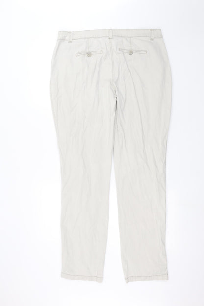 Womens UK Size 36 in Cecil Regular Fit  Grey Trousers