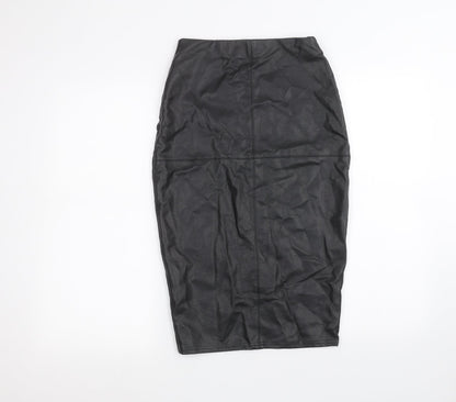 New Look Womens Black   Peasant Skirt Size 8
