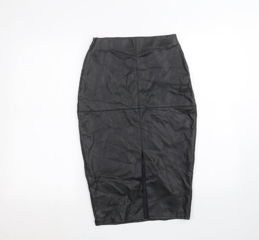 New Look Womens Black   Peasant Skirt Size 8