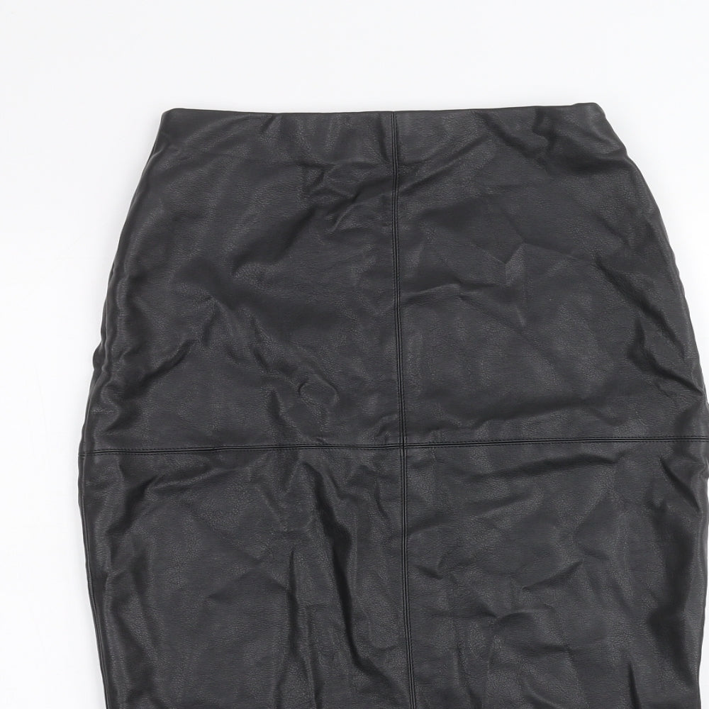 New Look Womens Black   Peasant Skirt Size 8