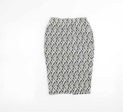 Pull&Bear Womens White   Peasant Skirt Size M