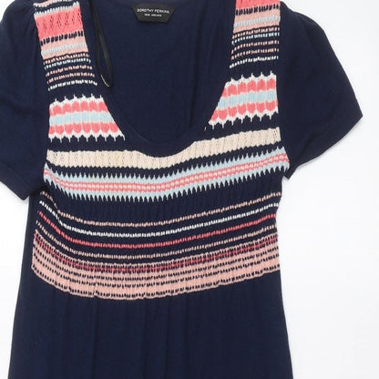 Womens UK Size 12 Dorothy Perkins Blue Pullover Jumper