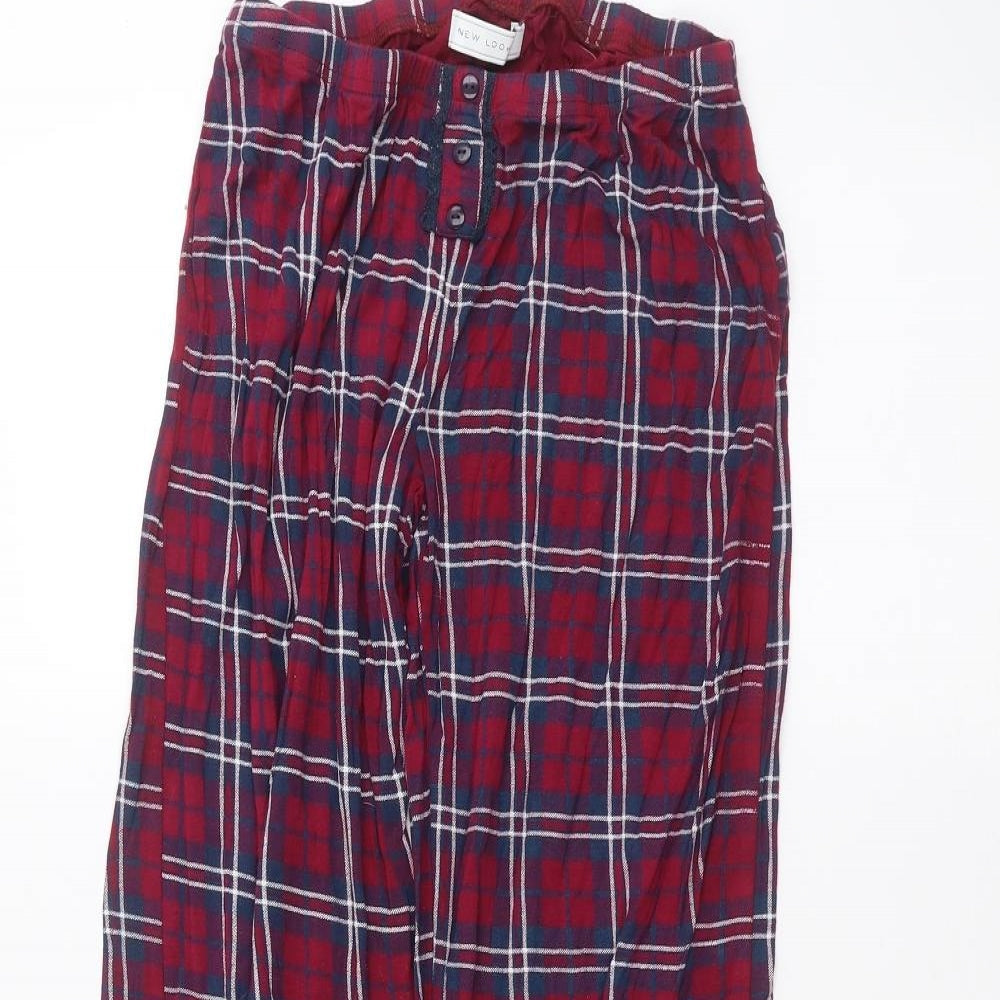 New Look Womens Red   Trousers  Size 10 L28 in
