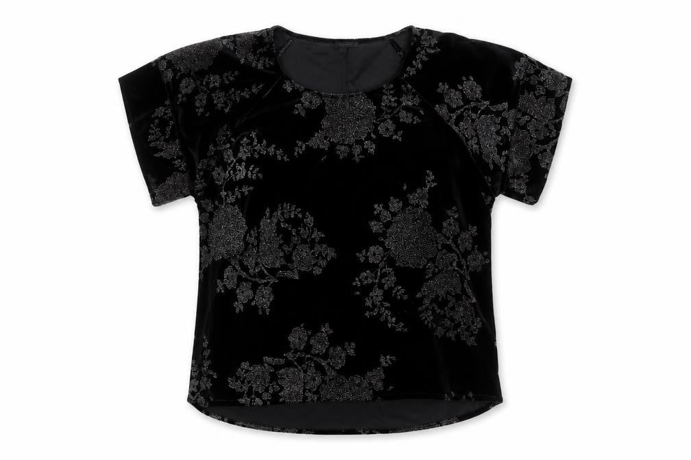 Womens UK Size 10 River Island Black Basic T-Shirt