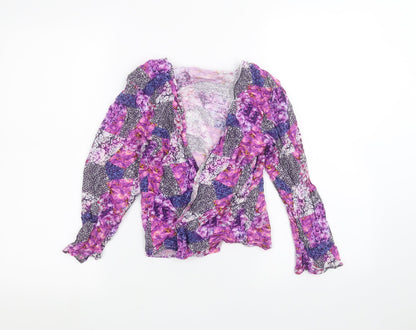 Star Girls Purple   Cardigan Jumper Size 11 Years