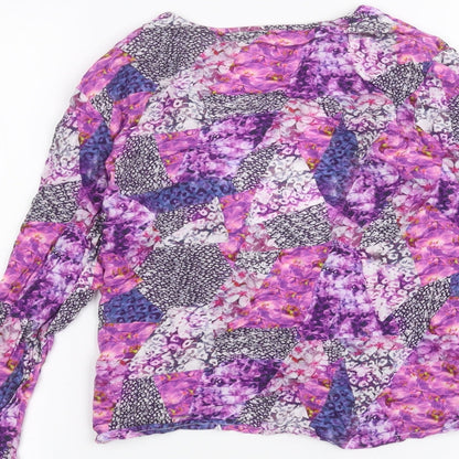 Star Girls Purple   Cardigan Jumper Size 11 Years