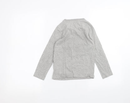 Primark Boys Grey   Basic T-Shirt Size 6-7 Years