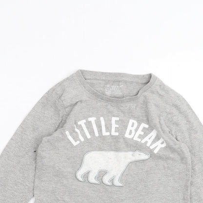 Primark Boys Grey   Basic T-Shirt Size 6-7 Years