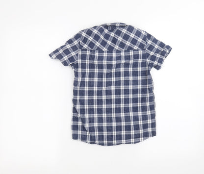 TU Girls Blue   Basic Button-Up Size 7 Years