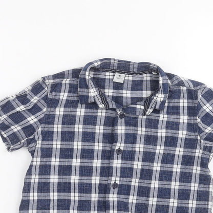 TU Girls Blue   Basic Button-Up Size 7 Years