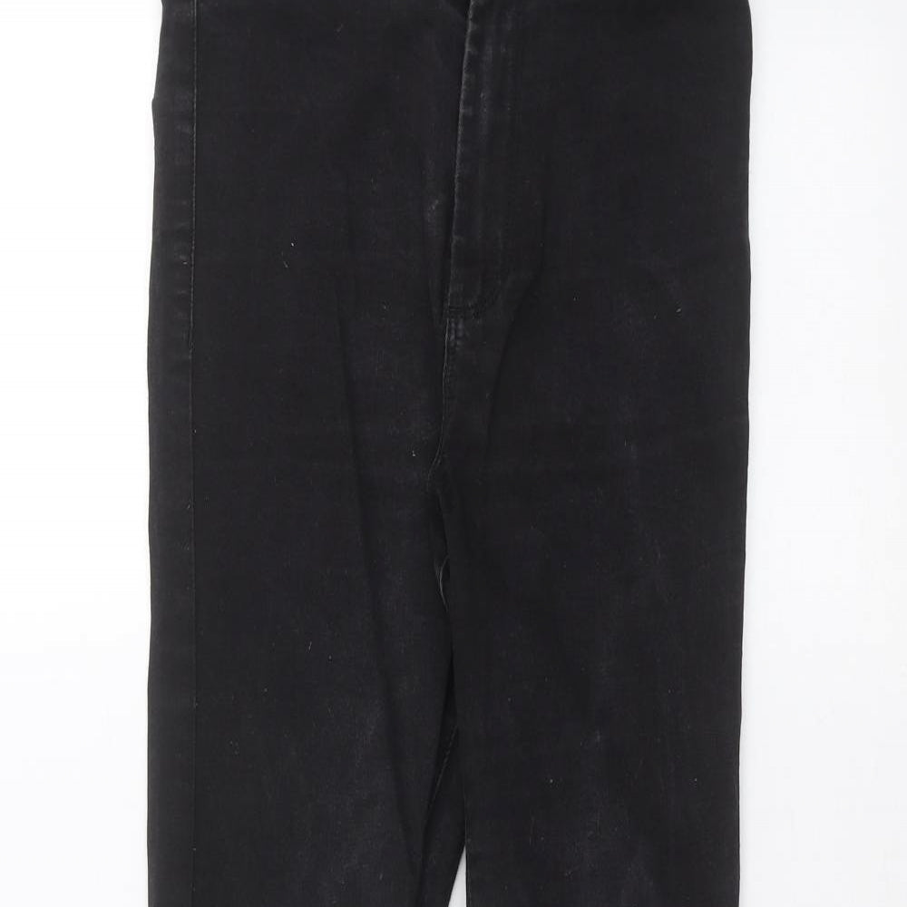 Denim & Co. Womens Black   Skinny Jeans Size 10 L23 in
