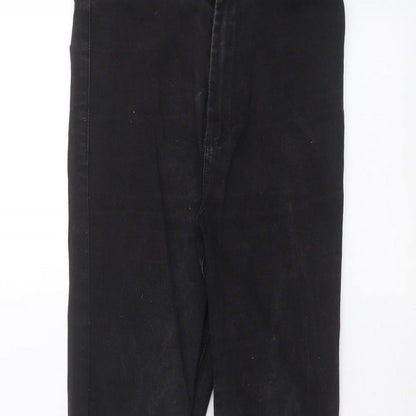 Denim & Co. Womens Black   Skinny Jeans Size 10 L23 in