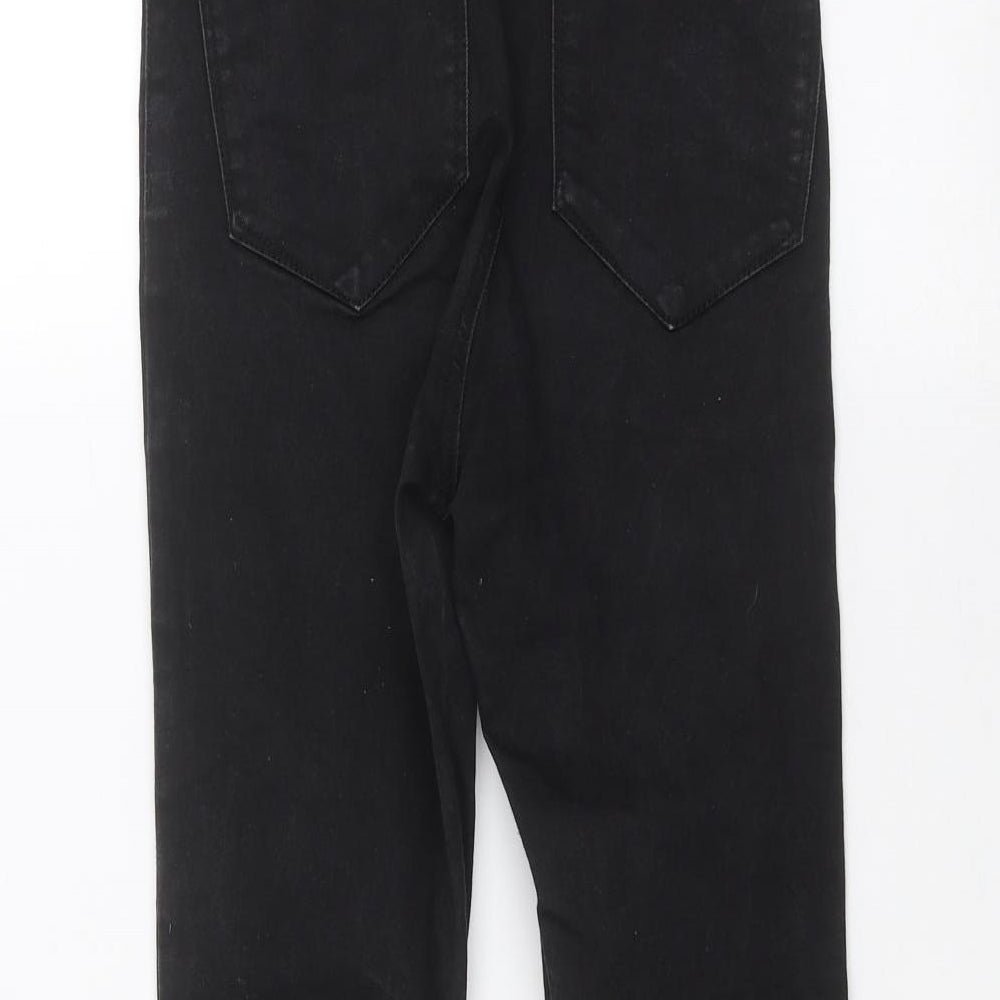 Denim & Co. Womens Black   Skinny Jeans Size 10 L23 in