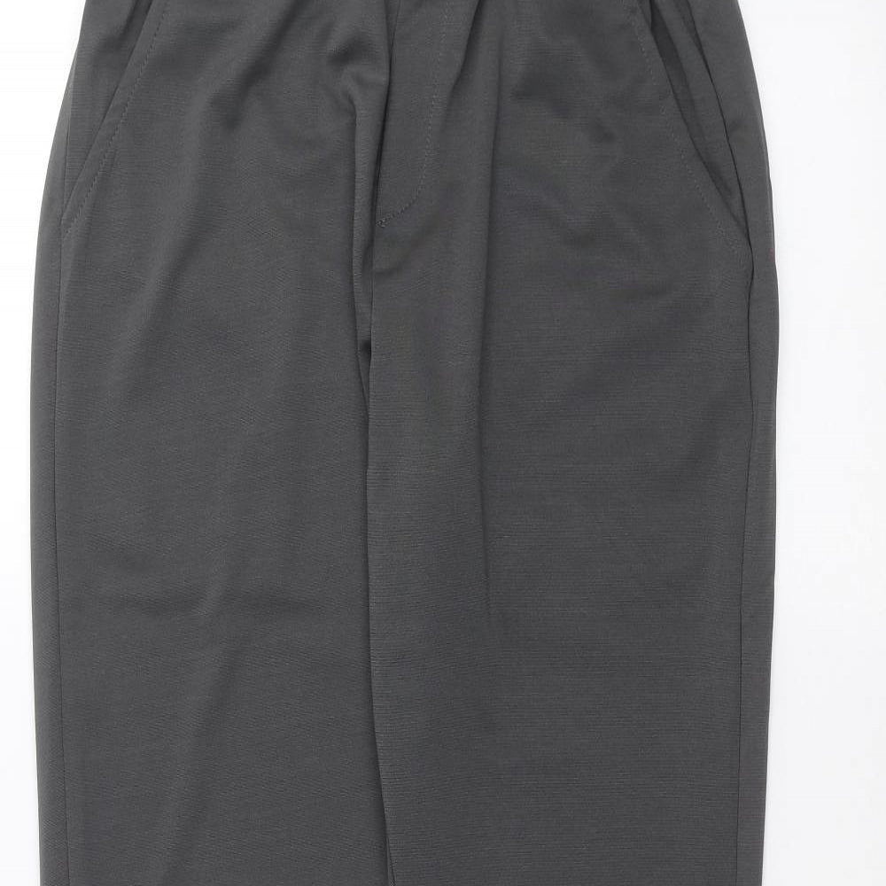 Womens UK Size 12 Preworn Regular Fit  Black Trousers