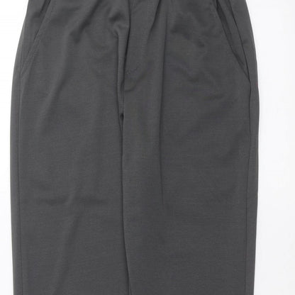 Womens UK Size 12 Preworn Regular Fit  Black Trousers
