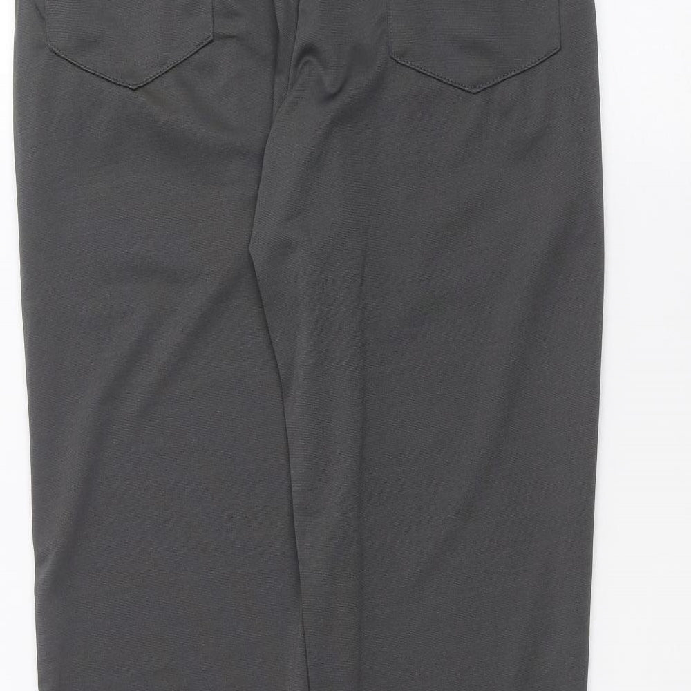 Womens UK Size 12 Preworn Regular Fit  Black Trousers