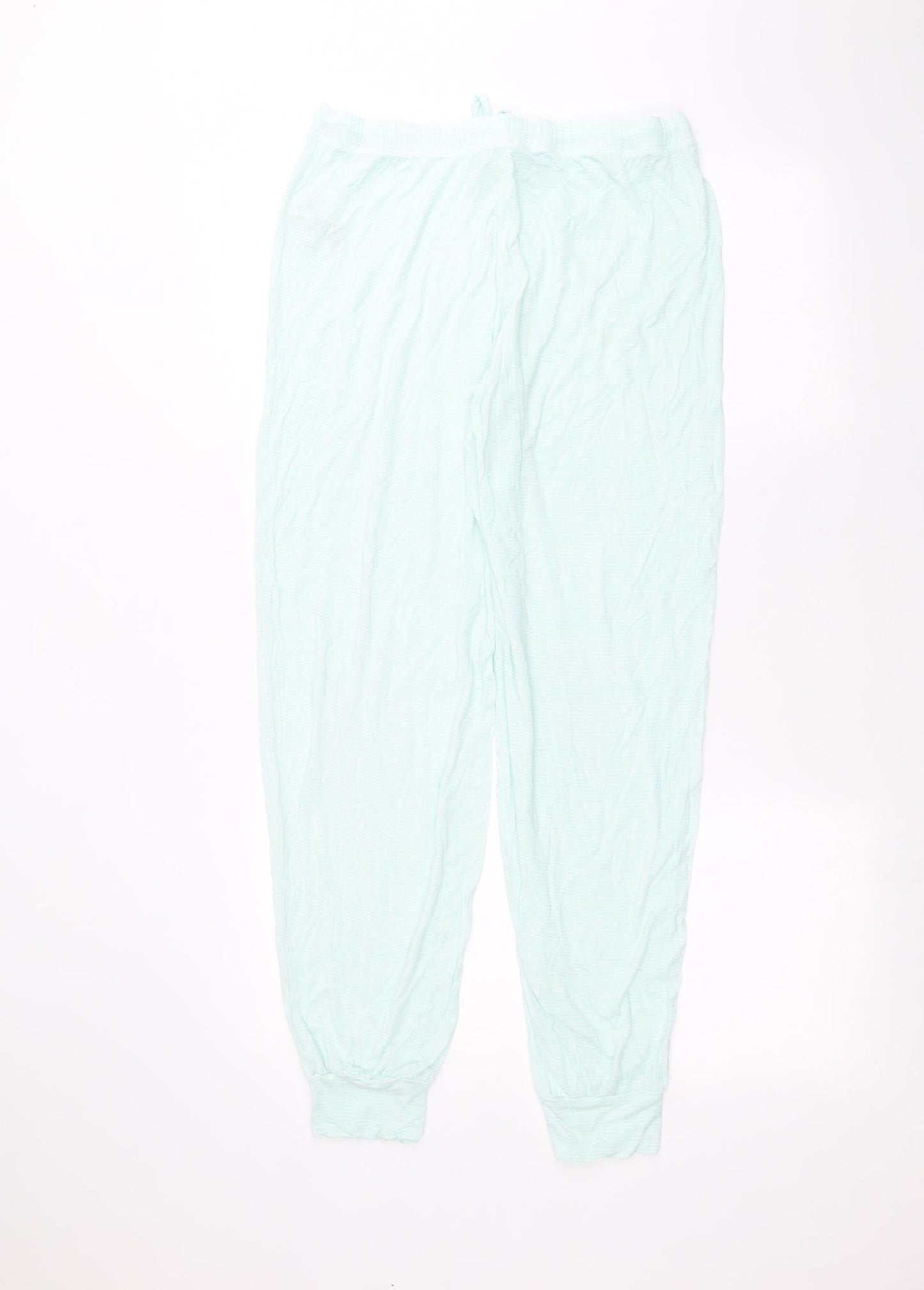 Womens UK Size 12 Marks and Spencer Regular Fit  Blue Trousers