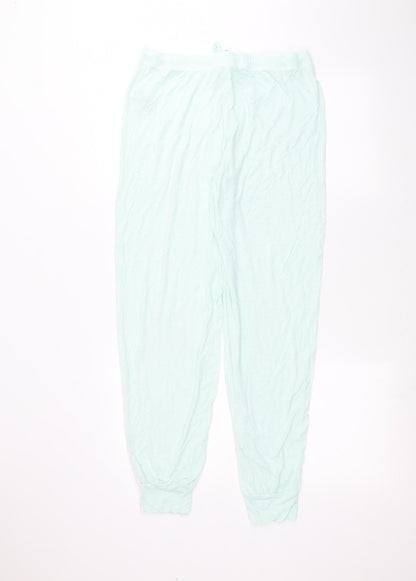 Womens UK Size 12 Marks and Spencer Regular Fit  Blue Trousers