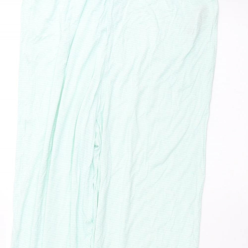Womens UK Size 12 Marks and Spencer Regular Fit  Blue Trousers