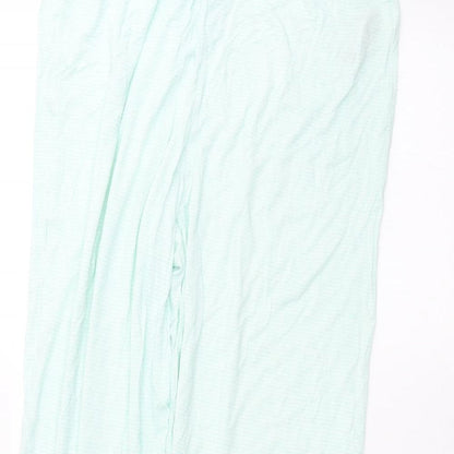 Womens UK Size 12 Marks and Spencer Regular Fit  Blue Trousers
