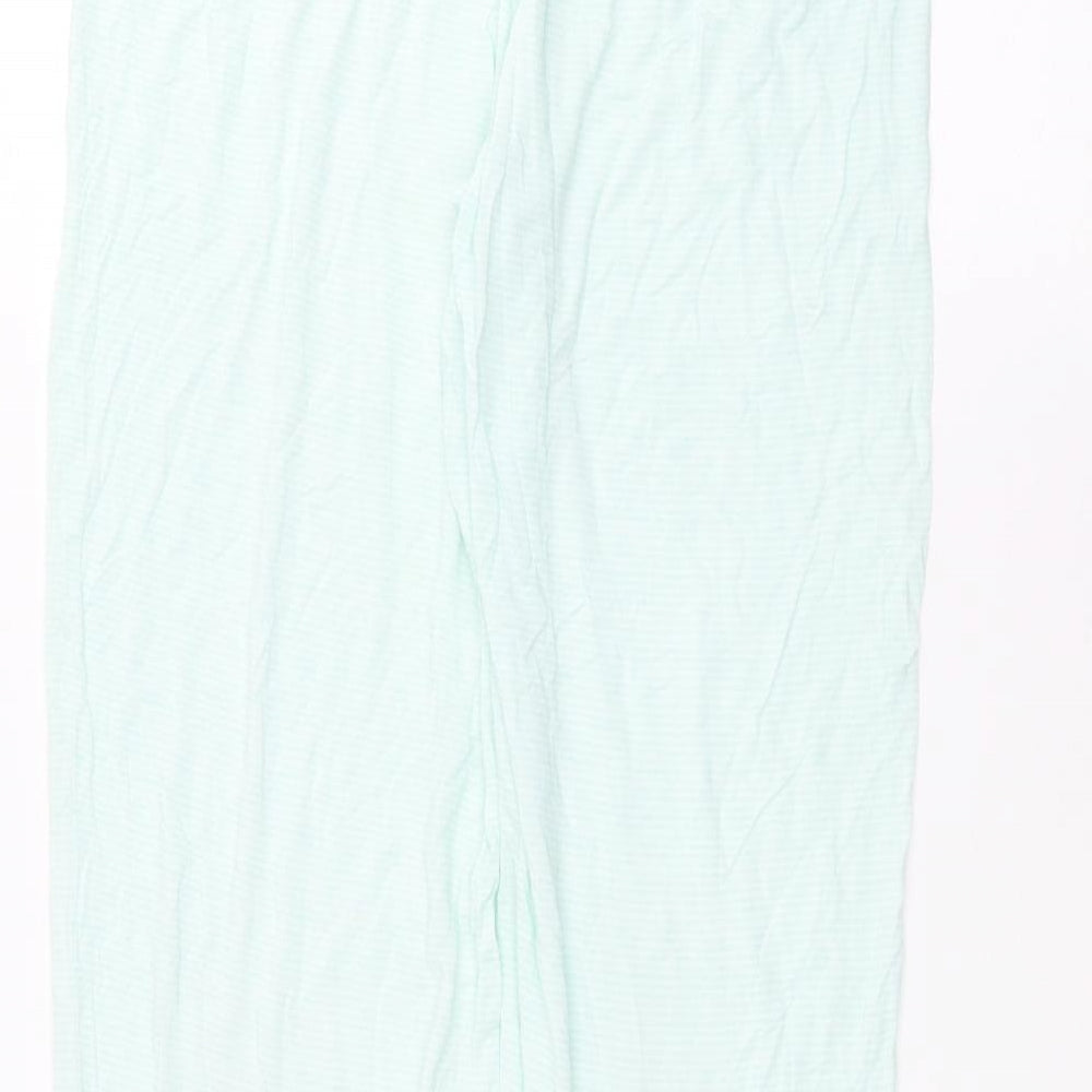 Womens UK Size 12 Marks and Spencer Regular Fit  Blue Trousers