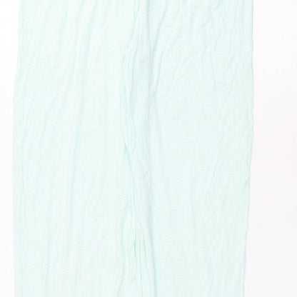 Womens UK Size 12 Marks and Spencer Regular Fit  Blue Trousers