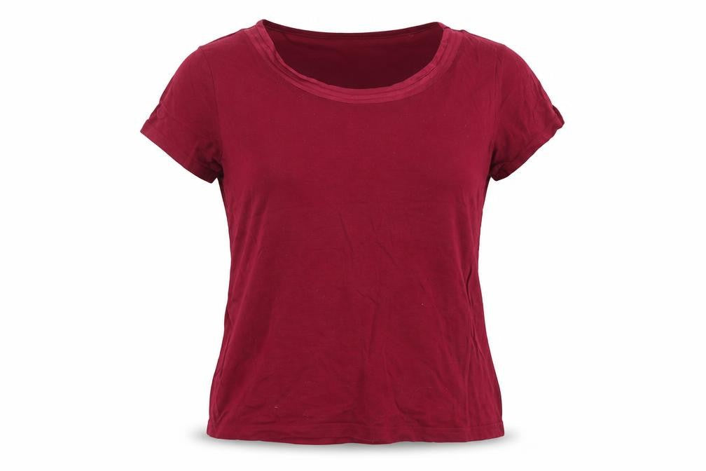 Womens UK Size 14 M&Co Pink Basic T-Shirt