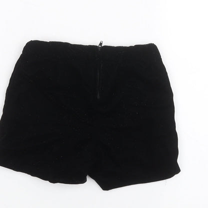 H&M Girls Black   Sweat Shorts Size 5-6 Years