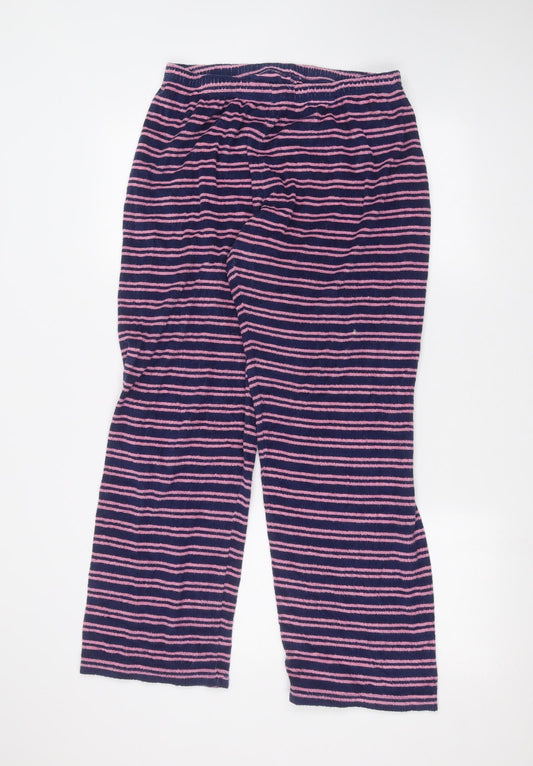 Avenue Womens Blue Striped  Trousers  Size 16 L26 in