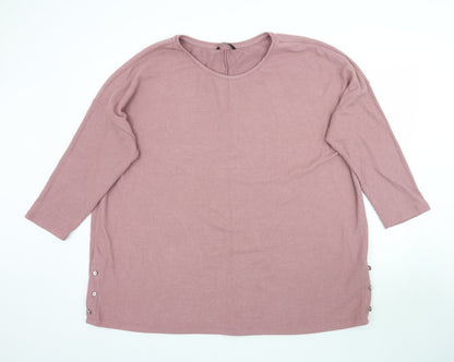 George Womens Pink   Basic T-Shirt Size XL