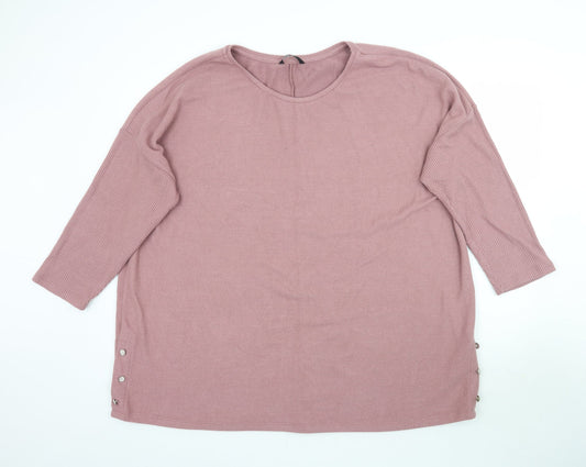 George Womens Pink   Basic T-Shirt Size XL