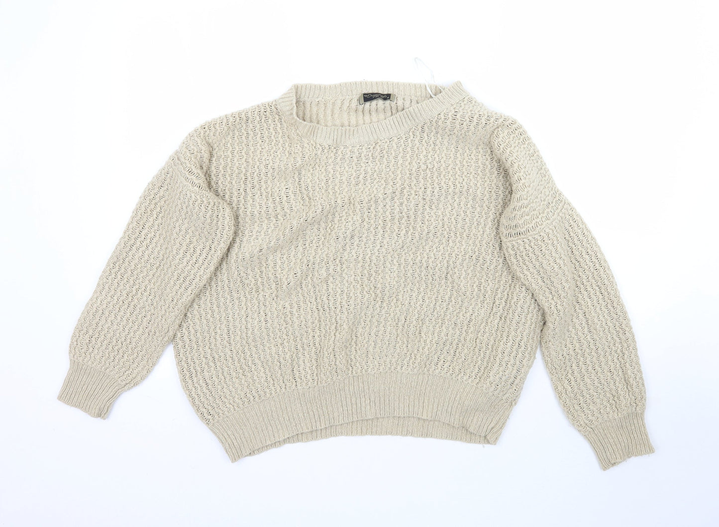Womens UK Size M Originals Beige Pullover Jumper