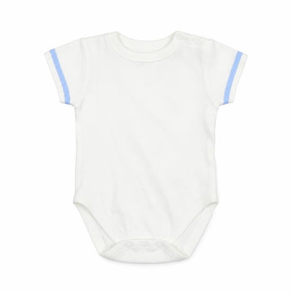 Front view of Next Baby White Babygrow One-Piece, size 3-6, Months