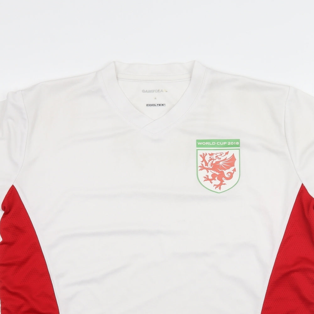 Game Gear Mens White    T-Shirt Size M  - world cup 2018