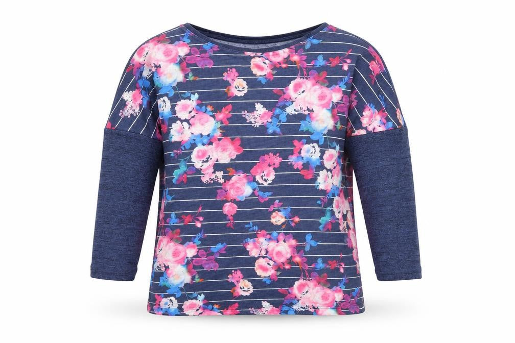Womens UK Size 6 Atmosphere Blue Basic T-Shirt