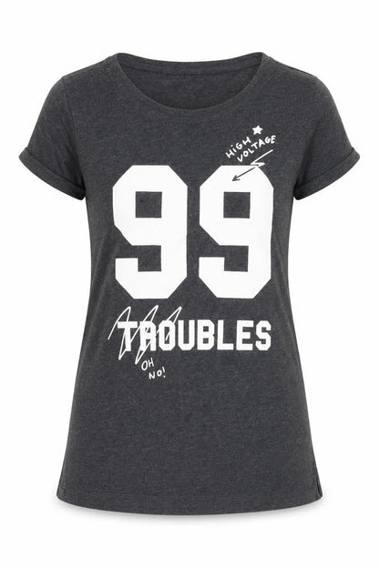 Womens UK Size S Sinsay Grey Basic T-Shirt