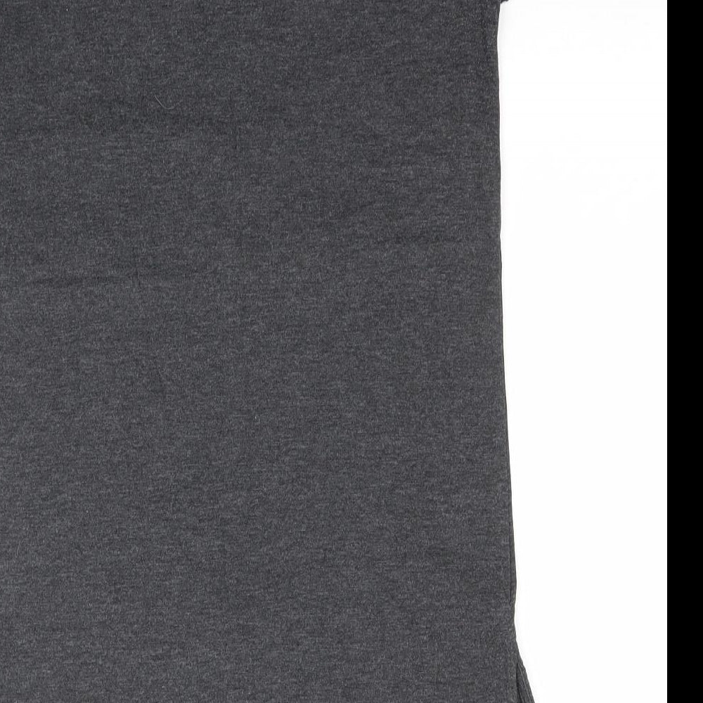Womens UK Size S Sinsay Grey Basic T-Shirt