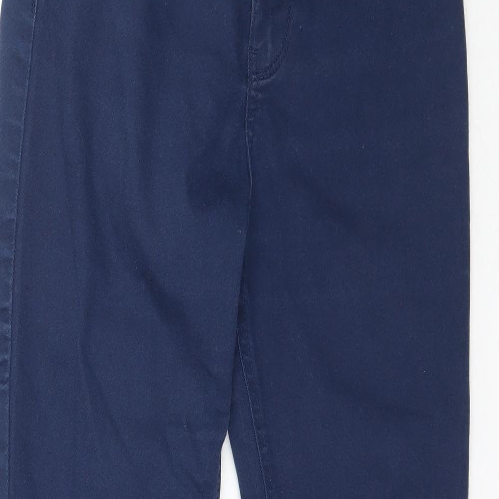 Womens UK Size S Terranova Regular Fit Skinny Blue Jeans