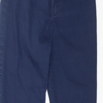 Womens UK Size S Terranova Regular Fit Skinny Blue Jeans