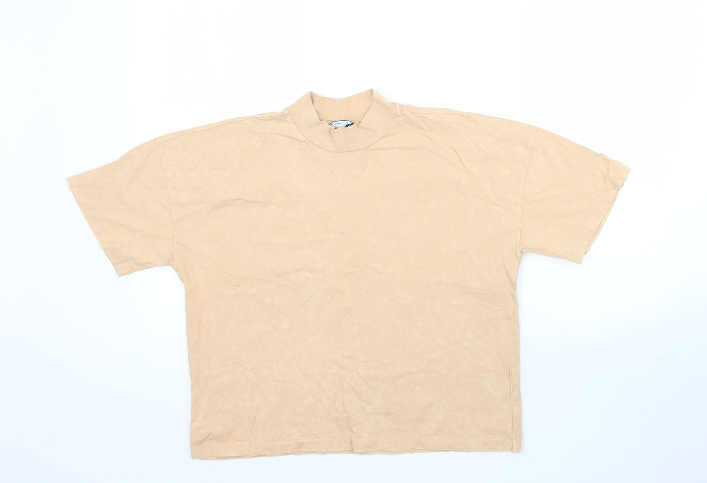 Womens UK Size 6 ASOS Beige Basic T-Shirt