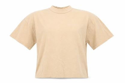 Womens UK Size 6 ASOS Beige Basic T-Shirt