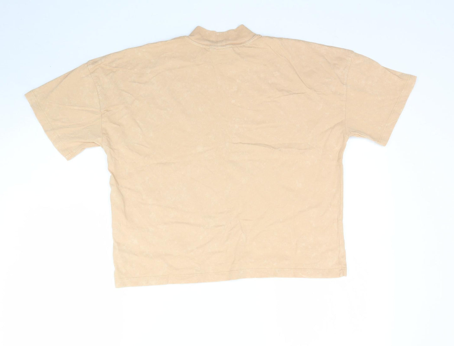 Womens UK Size 6 ASOS Beige Basic T-Shirt